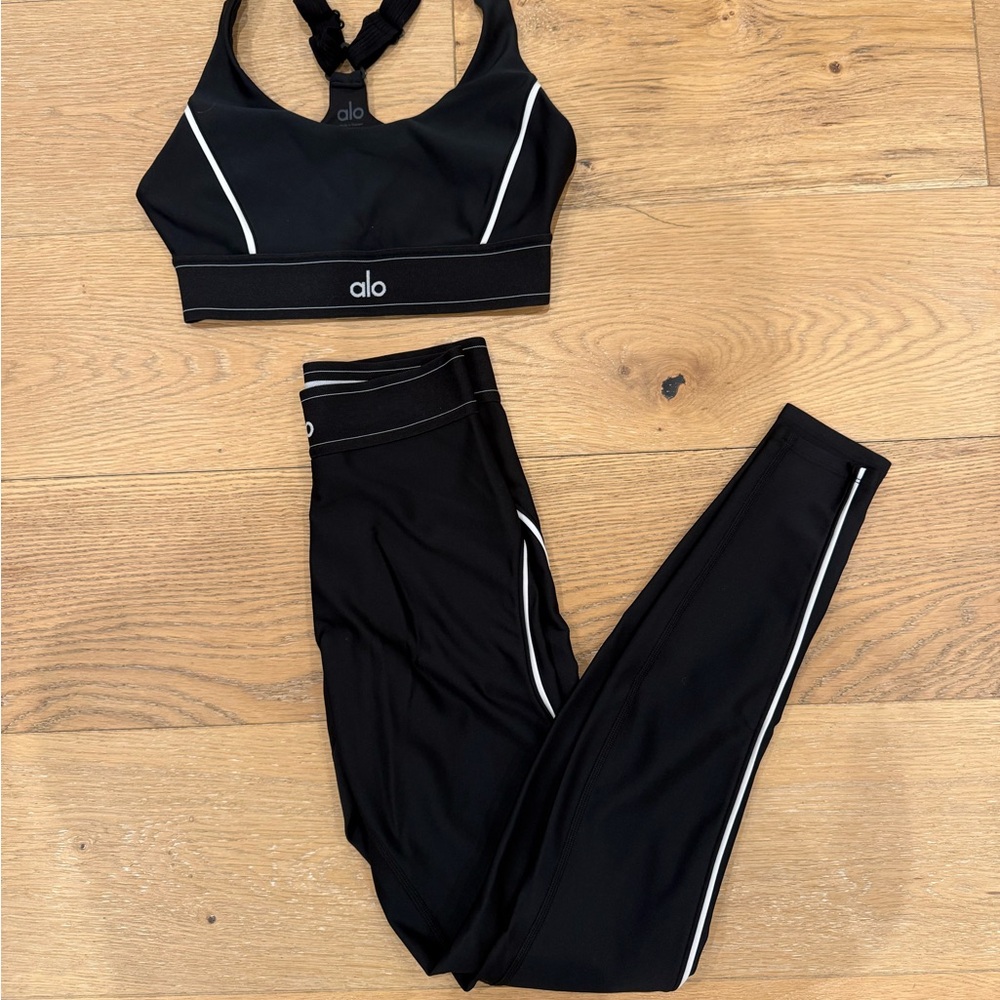 Alo Airlift Suit Up Sports Bra and Leggings
